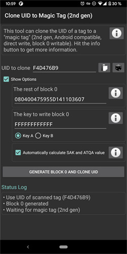 mifare classic tool截图1